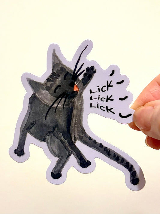 Clean Kitty Sticker